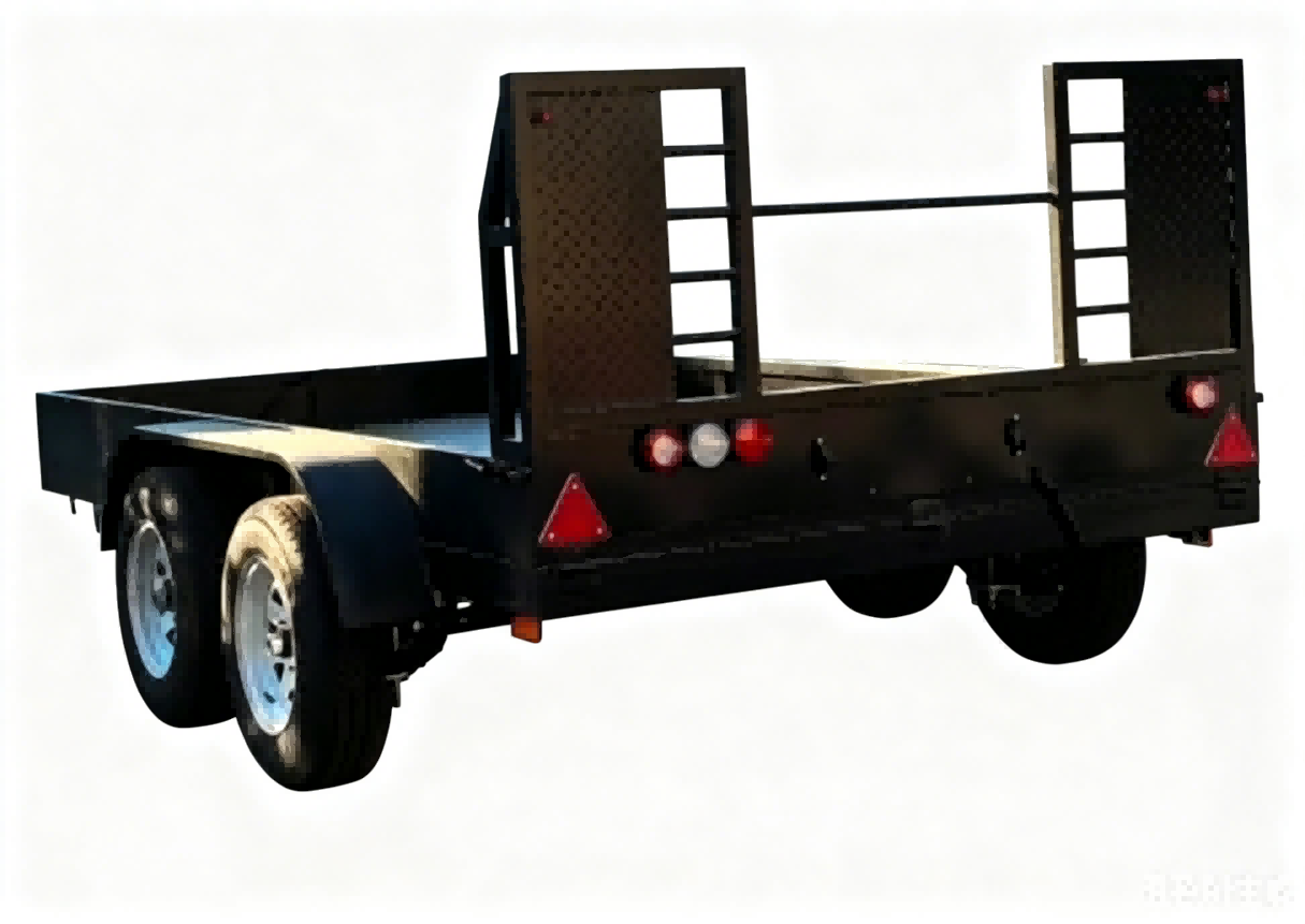 Trailer trục phẳng 3 tấn có đường dốc