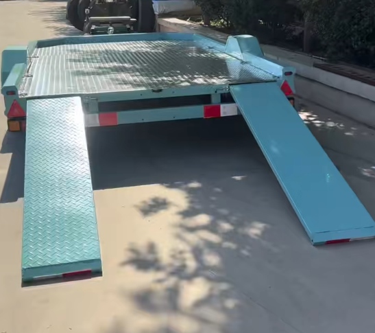 Trailer phẳng điện từ một trục